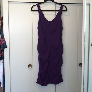 Nicole Miller Ruched Cocktail Dress
